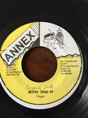 

7inch Record MR. VEGAS - Wifey Step In NONE Annex 2002 Jamaica Reggae, Ska & Dub Used