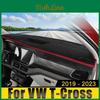 For Car Vw Volkswagen Accessories Tcross Tcross 2019 2020 2021 2022 2023 Dashboard Case Avoid Light Antiuv Carpet Nonslip Mat