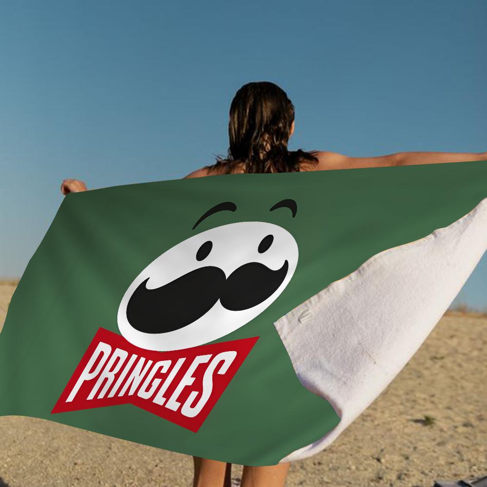 Mode P-Pringles L-LLC Große Mikrofaser-Strandtücher Schnelltrocknendes Handtuch Sandstrandtücher Handtuch für Pool Reisen Schwimmbad Yoga