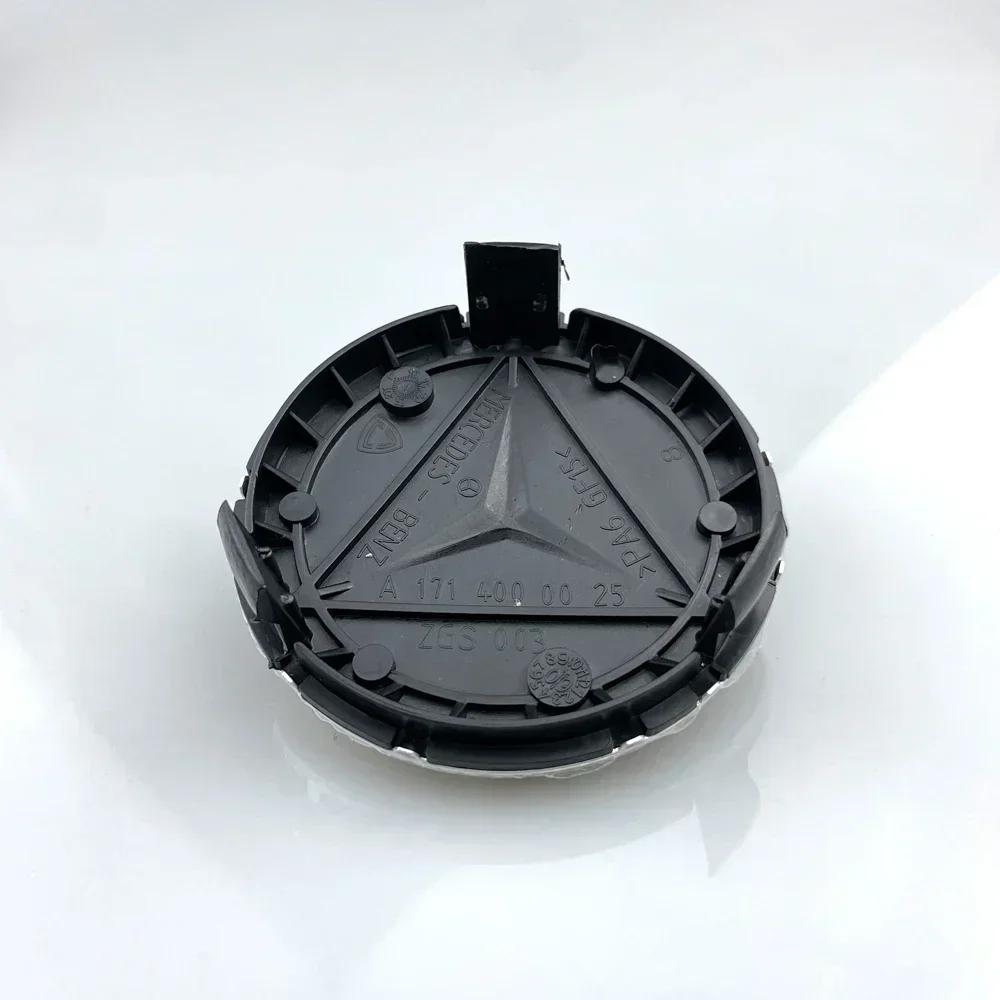Calota central de roda Mercedes Benz 75mm nova preta para Mercedes w204 w211 w205 W212 amg w203 w213 w124 w176 w177 acessórios