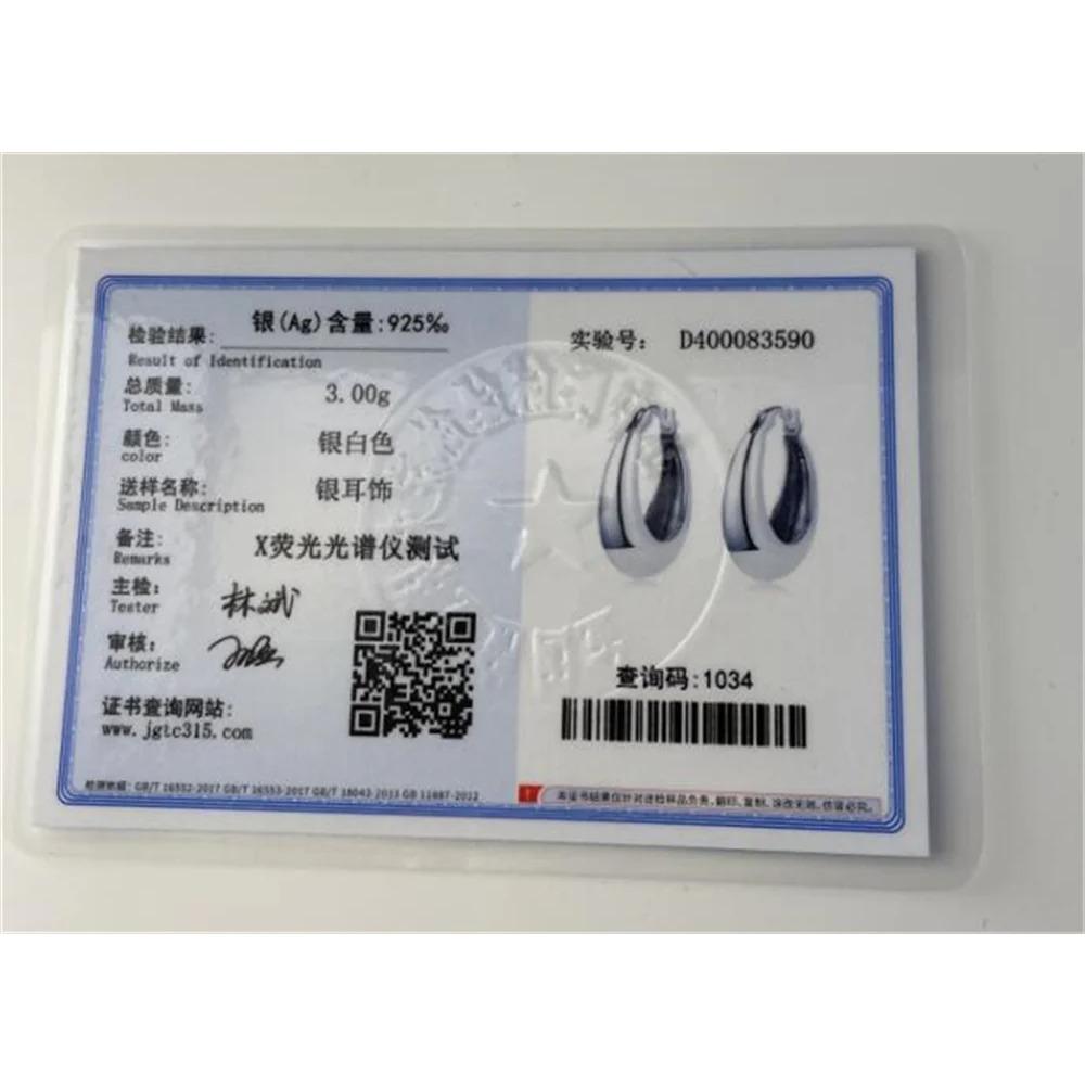 Hoop 925 Sterling Silver Cute Earring for Women Lady Wedding Beautiful Lovely Jewelry Nice Party Noble