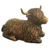 Resin Yak Figurine Home Decor Creative Animal Statue Christmas Living Room Office Gift