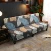 Stretch Futon Slipcover Armless Sofa Cover Furniture Protector Without Armrests Slipcover Soft with Elastic Bottom for Kids
