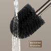 Wall-Mounted Toilet Brush with Storage Rack