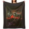 Dark Horses Throw Blanket For Sofa Thin bed plaid Soft Big Loose Blankets