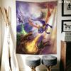 Spyro the Dragon Wall Tapestry Aesthetic Wall Hanging Printed Fabric Blanket Decorative Tapestries for Bedroom Living Room Home Decor