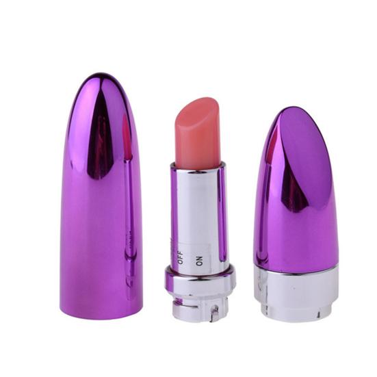 Lippenstifte Form Vibrator Kompakte ABS Batterie Betrieben Massage Stick Sex Spielzeug