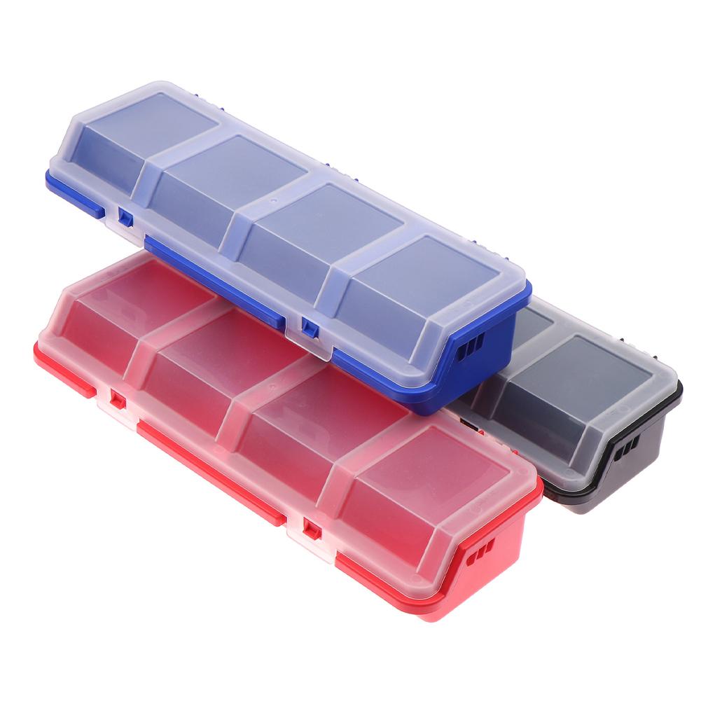 1 Piece Red/Black/Blue Multi-Compartment Organizer Box For Screws & Small Parts Plastic Hardware And Jewelry Storage Case