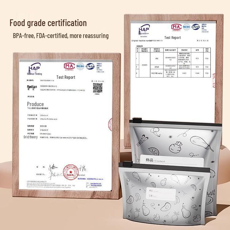 Aluminum Titanium Foil Food Preservation Bags: Thickened, Freezer-Ready for Meat and Veggies