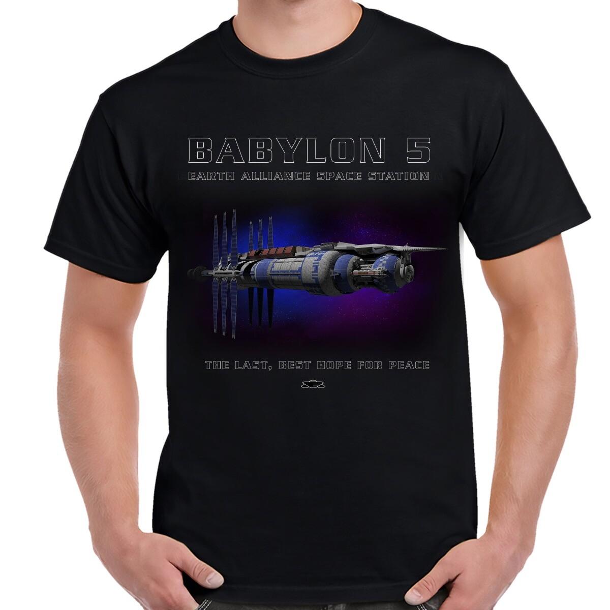 Babylon 5 Space Station Adult Shirt S