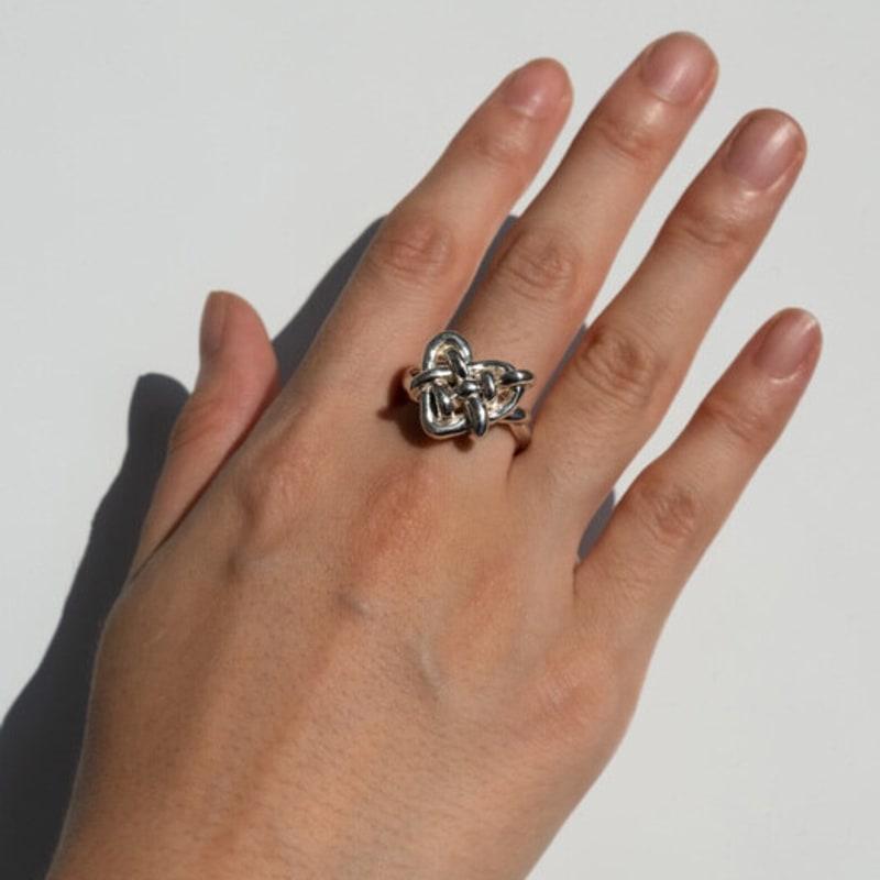 MOOSOO R04 Heart Knotted Ring