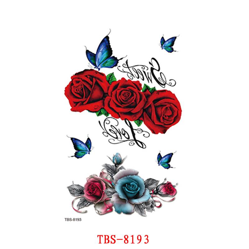 Waterproof Tattoo Sticker, Small Flower Arm, Totem, Semi-Permanent Tattoo Sticker Tattoo