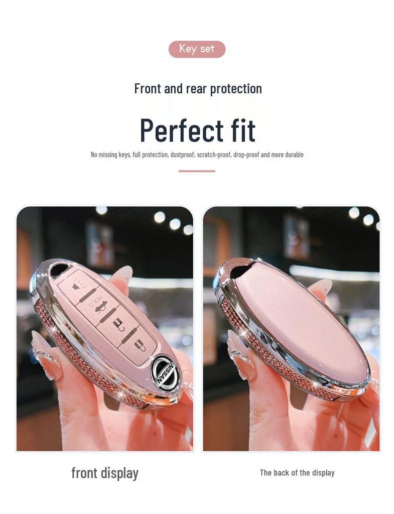 Nissan Key Cover for Sylphy, Teana, Qashqai, X-Trail, Tiida, Kicks, Sunny, Loulan - Unisex