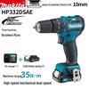 Makita HP332D 12V Brushless Cordless Impact Driver Drill CN Plug (adapter Included)