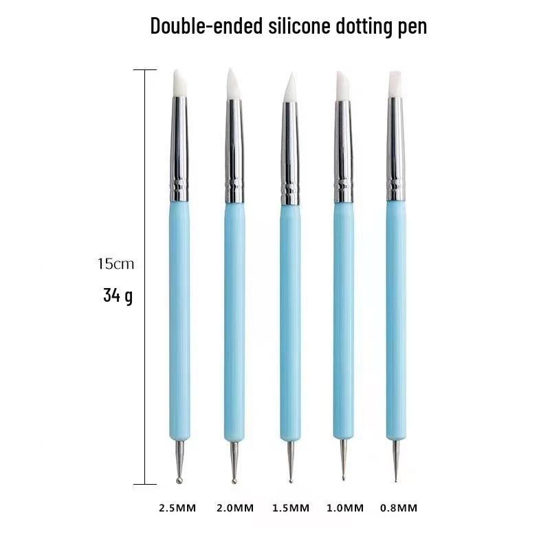 10-Piece Silicone-Tip Ceramics and Clay Sculpture Tool Set