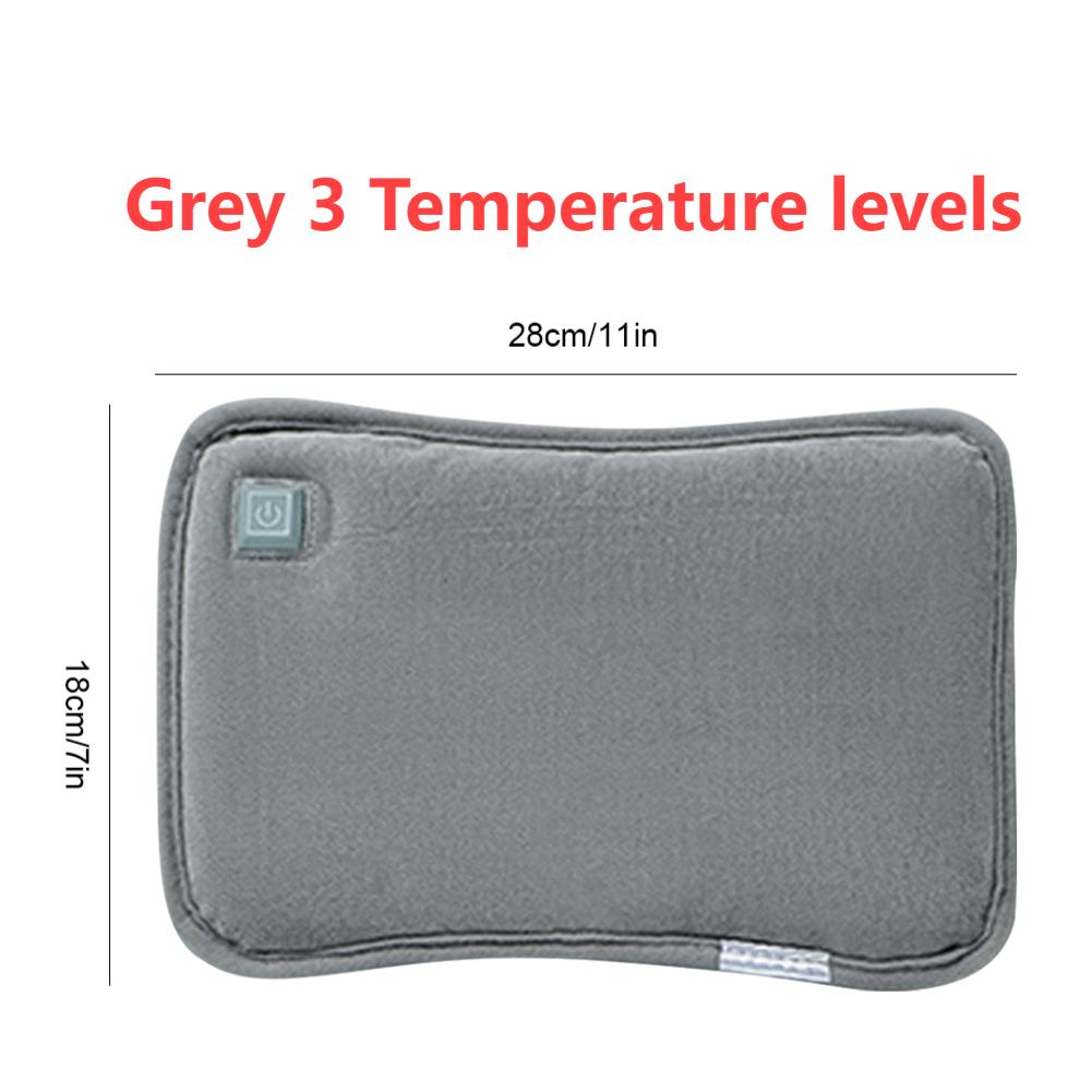 Rechargeable Electric Hot Water Bag Women's Electric Hot Water Bottle Soft Flannel Hand Warmer Winter Heated Bag Warming Product