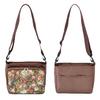 EVERSOUL Gobelin Woven Shoulder Bag, Multifunctional Bag-in-Bag, Floral Print, Lightweight, Rose Embroidery, Crossbody Bag, Large Storage, Free Size,