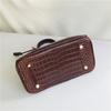 This Crocodile-patterned Cowhide Women's Bag Is a Fashionable Hand-shoulder Crossbody Bag with a Sense of Luxury and Elegance