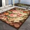 European Bedroom Decor Flower Carpet French Style Carpets for Living Room Lounge Rug Fluffy Soft Study Mat