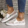 Comemore Summer New Mesh Embroidered Flat Shoes for Women Soft Sole Breathable Casual Loafers Woman Zapatos De Mujer