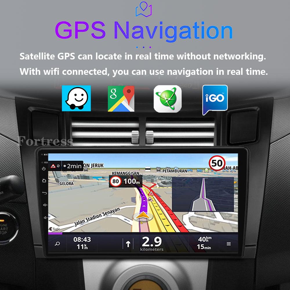 4G+64G Car Multimedia Player for Toyota Yaris 2007 Radio Fascia Car Radio 2005 - 2012 Android GPS Navigator 2 Din carplay stereo