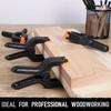 10pcs - 2/4inch Plastic Nylon Adjustable Woodworking Clamps Wood Working Tools Spring Clip Carpentry Clamps Outillage Menuiserie