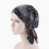 Bohemia Floral Print Turban Spring Sleep Caps Beanies Headwrap Chemotherapy Hat  Women National