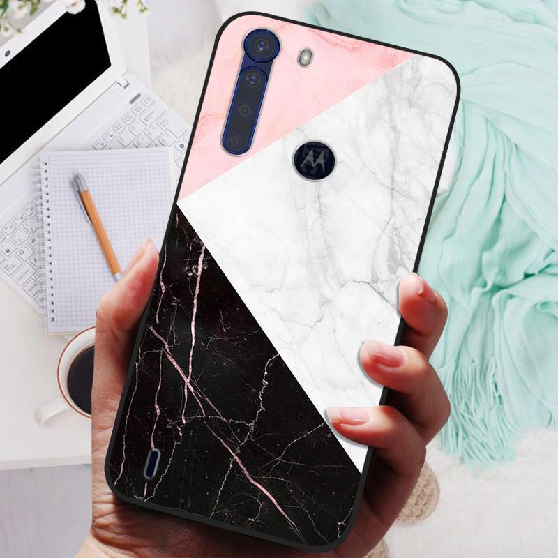 For Motorola One Fusion Case Black Bumper Soft Silicone Cover For Moto One Fusion Plus Phone Cases OneFusion Fusion+ Funda Shell
