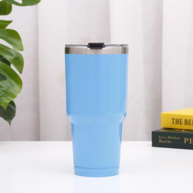 

Stainless Car Cup Outdoor Large Capacity Heat Insulate Cup Spray Car Ice Cup Mug Durable Durable Useful Useful Secure 30oz