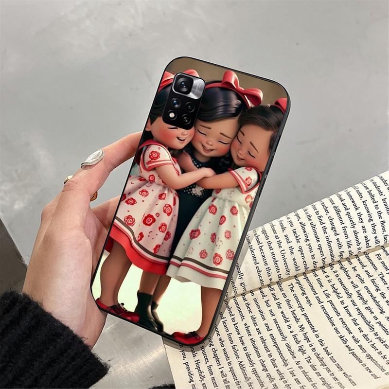 Etui na telefon Happy Mom Girl Sister Couple Dla Xiaomi Redmi Note 13 12 Pro 11S 11 10 Pro 10S 12S Redmi 10 13C 9C