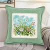 DIY Embroidery Pillow Covers Kit Cotton 14CT 2 Threads Cross Stitch Kits fCross Stitch Pillow Sham Cross Stitch Throw Pillowcase