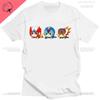 Official Megaman Player Select Men'S T-Shirt Mega Man Video Game Men Printed Tee Fashion Summer Cotton Casual Men'S Gift T Shirt