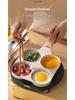 Non-Stick Deep Maifan Stone Pancake Frying Pan with Four-Hole Design for Easy Breakfast Cooking