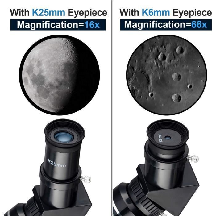 Telescop monocular - BEBANG - 400/70 Pro - 16x/66x - 70 mm - Trepied și Adaptor Telefon