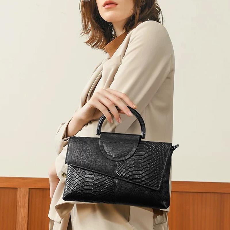 Luxury Design PU Leather Women Crossbody Bags HandBags Purse for Female Large Capacity Soft Envelope Shoulder Bag