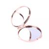 Mini Folding Mirror Keychain Round Heart Oval Square Shape Double Sided Cosmetic Mirror Metal Folding Keychain Makeup Mirror