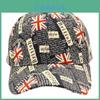 Stylish British Flag Baseball Cap Breathable Cotton Hat For Men And Women