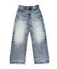 Poseusenseutibeu Fst Wide Denim Pants (Blue)
