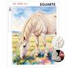 Pearl Painting Art Painting Kit for Adults and Beginners, Elegant Pearl Horse Sparkling Painting Craft Home Wall Decor Handmade Gift