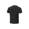 Li Ning Fitness Series Buchstabenlogo Print Ice Feel Feuchtigkeitstransport Kurzarm T-Shirt Herren Tops Schwarz ATST577-1