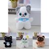 Cute Cat Plush Keychain Soft Kitten Bag Charm Adorable Furry Stuffed Doll