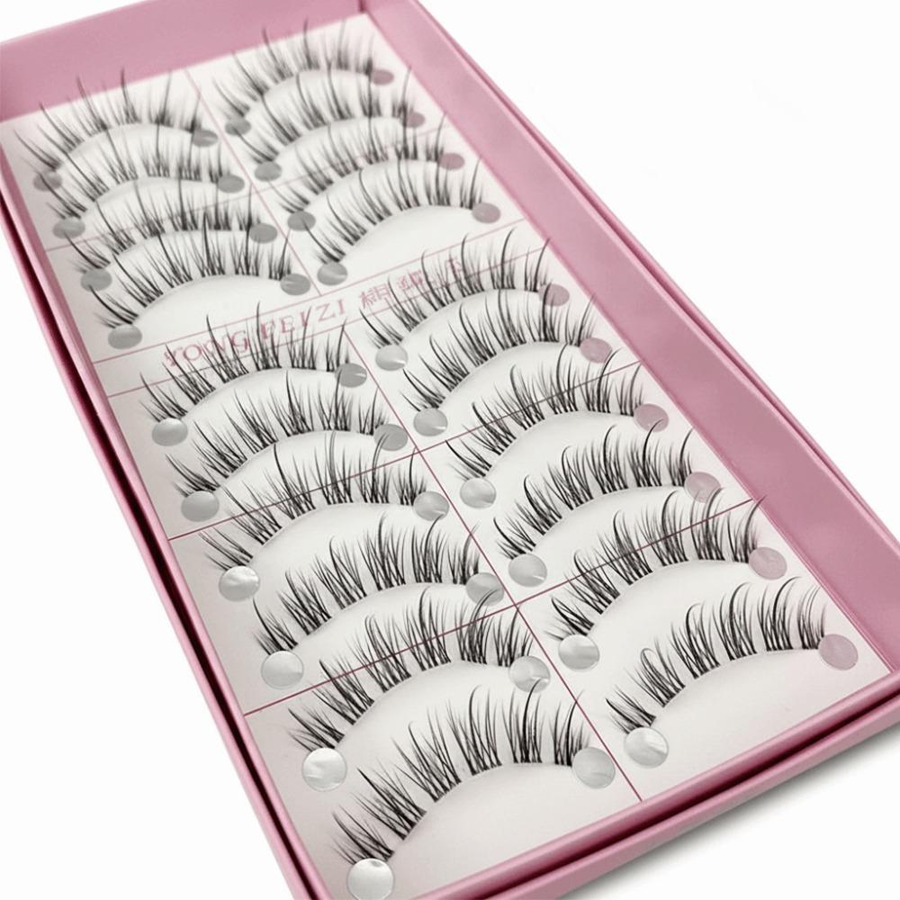 Natural Fake Lashes Wispy False Eyelashes Hot Eyelashes  Makeup Eyelash Extension
