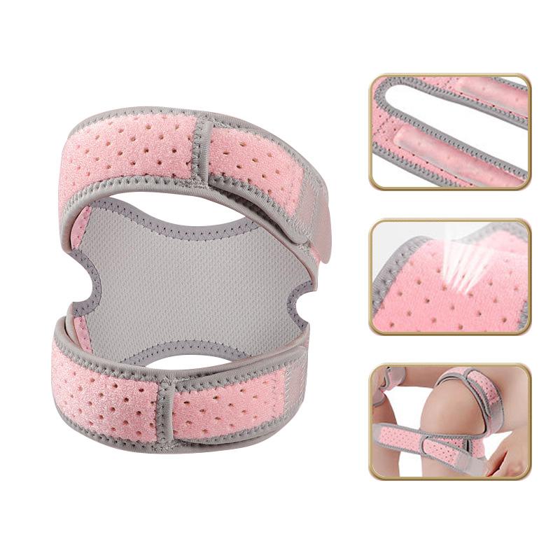 Sport Knee Pads Patella Stabilizer Adjustable Anti-Slip Knee Pain Relief Support Elastic Knee Brace for Fitness Yoga Gym Running