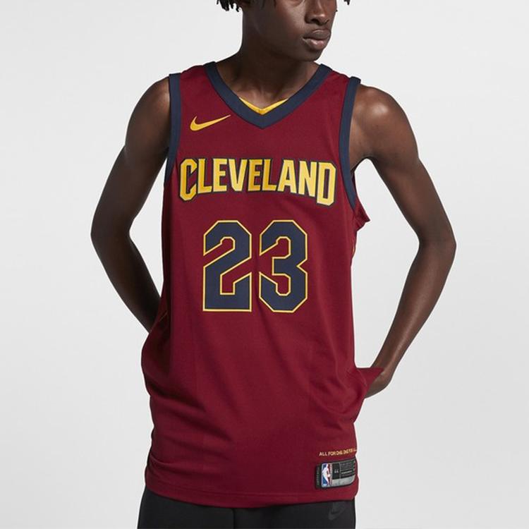 Nike NBA Limited Edition Cavaliers LeBron James Sports Sleeveless Polyester Breathable Basketball Jersey AU Player Version 863018-677
