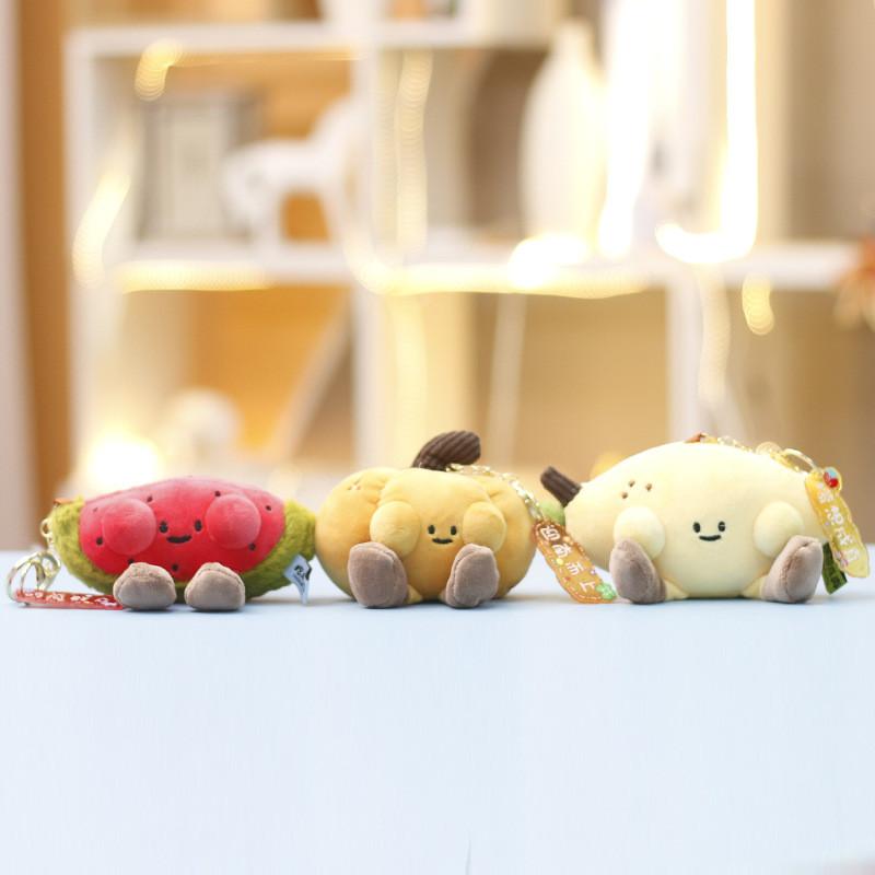 Fruit Collection Plush Miniature Watermelon Stuffed Toy For Girls Doll Gift