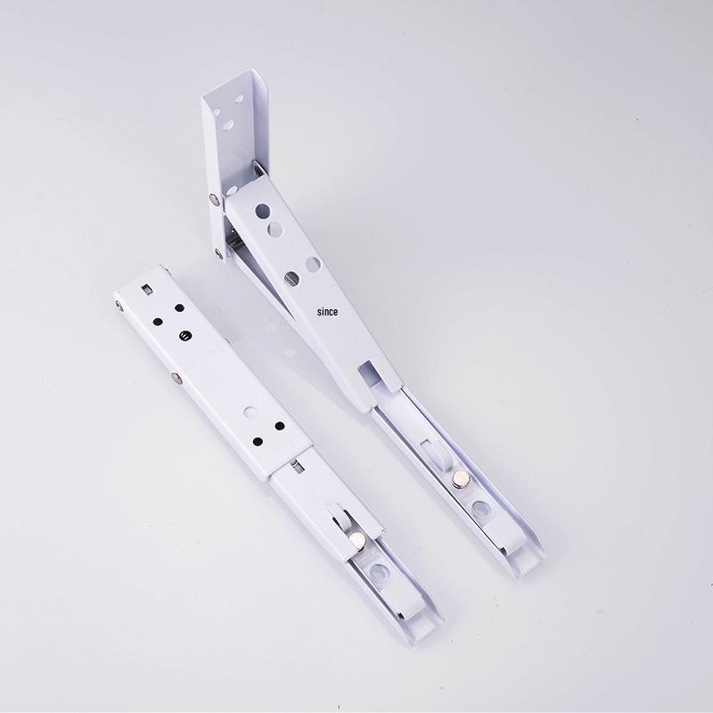 Punch-Free Triangle Wall-Mounted Stainless Steel Folding Bracket Shelf