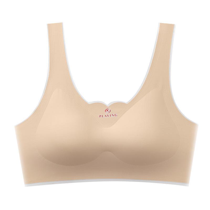 Pro-Oxygen 2.0 Women's Seamless Thin Underwear: Elegant Gathered Back, Seamless Side Support, Yoga Sports Vest for Girls