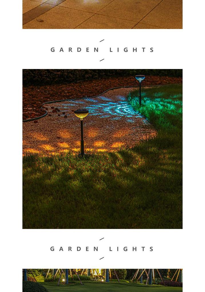 Waterproof Solar Courtyard Lawn Light for Outdoor Garden Decoration
