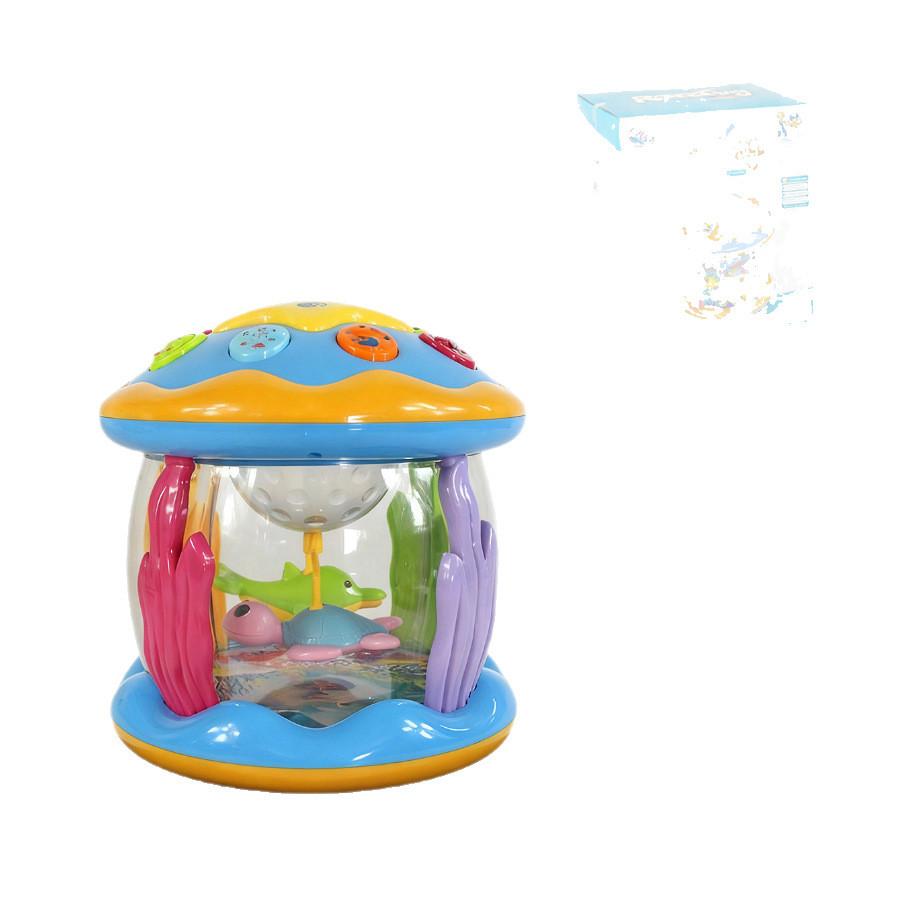 Baby Musical Clapping Drum With Flashing Lights And Projection For Gift And Play