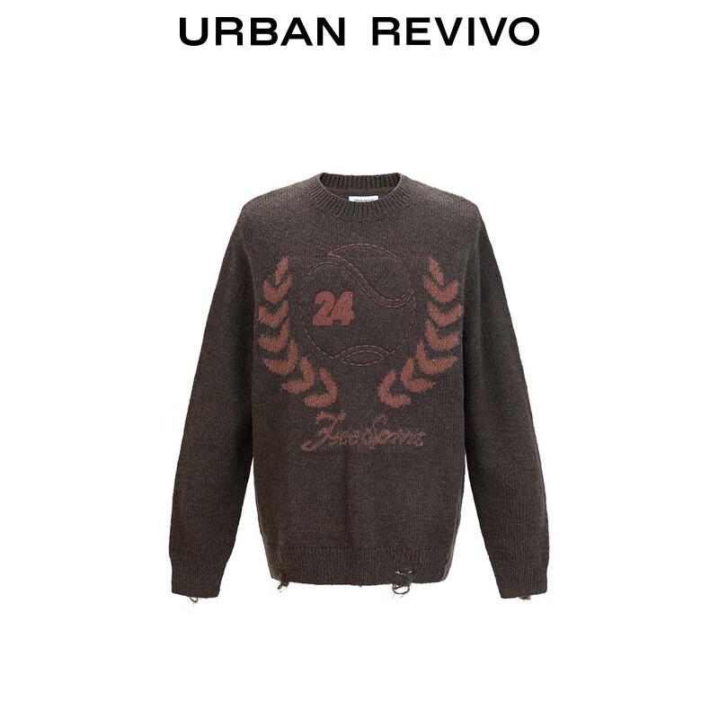 UR Men's Retro Distressed Knit Sweater